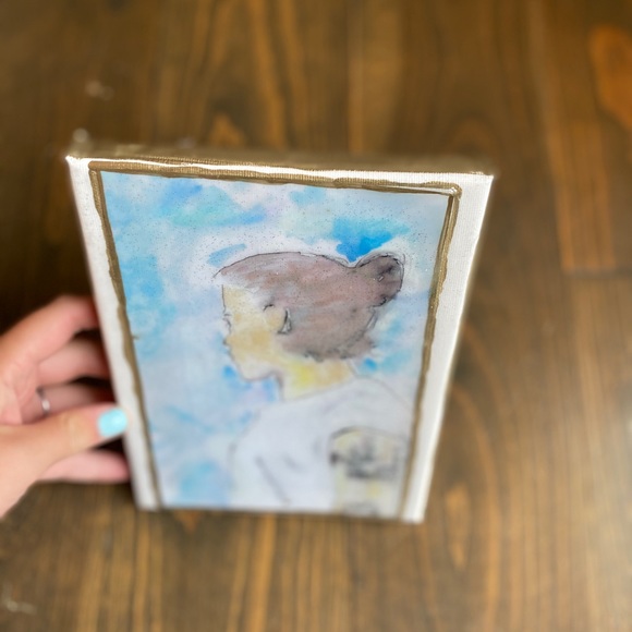 Harry Styles watercolor with resin top - Picture 3 of 3